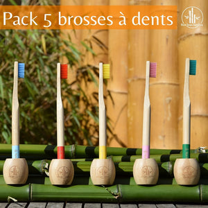Brosses à dents en bambou Mon Beau Bambou