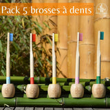 Brosses à dents en bambou Mon Beau Bambou